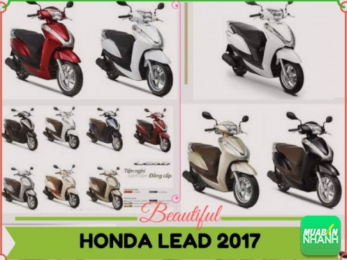 In nhanh banner hiflex quảng cáo siêu đẹp, bền và giá rẻ cho các Đại lý xe máy với hình ảnh sản phẩm xe Honda Lead 2017 mới nhất